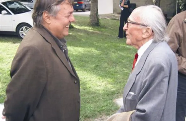 Boris Pahor in Drago Jančar na študijskih dnevih Draga 2010
