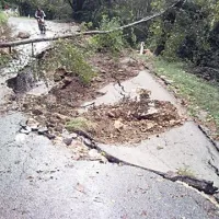 Plaz je uničil daljnovod in ogrozil vodooskrbo