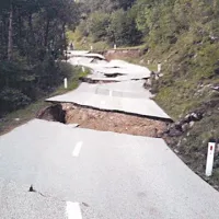 Plaz je uničil daljnovod in ogrozil vodooskrbo