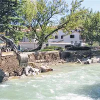 Brežine Hublja so začeli sanirati
