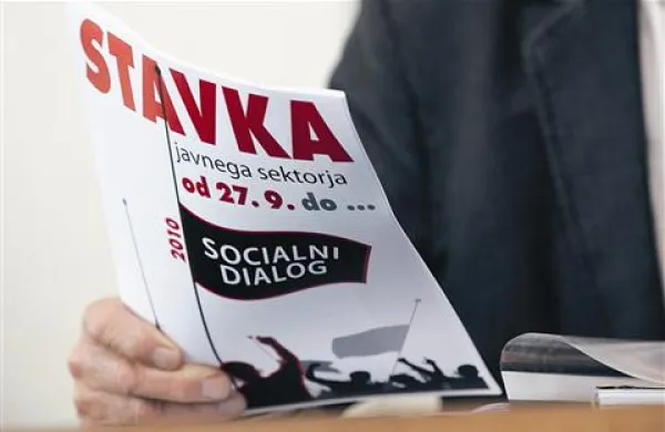 Ker ni uspel doseči dogovora z vlado, bi javni sektor v ponedeljek 27. septembra začel stavkati.