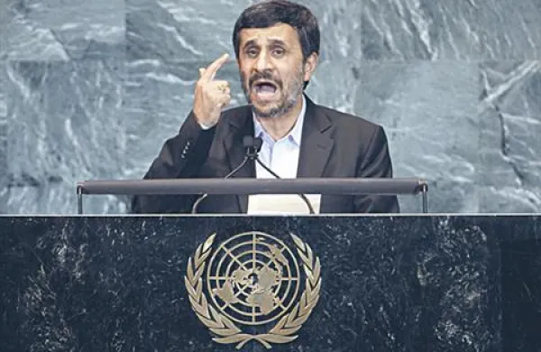 Iranski predsednik Mahmud Ahmadinedžad je s svojim govorom na Generalni skupščini Združenih narodov razburil Američane 