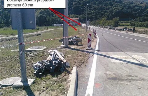 Zasuti prepusti so v bližini Kompasove poslovalnice 