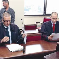 Odvetnika Gregor Pirc (levo) in Luka Gaberščik sta prepričana v nedolžnost zakoncev Prijatelj
