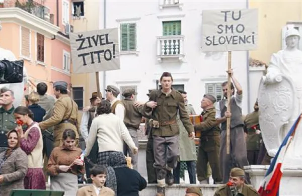 Prizor s snemanja filma Piran - Pirano Gorana Vojnovića