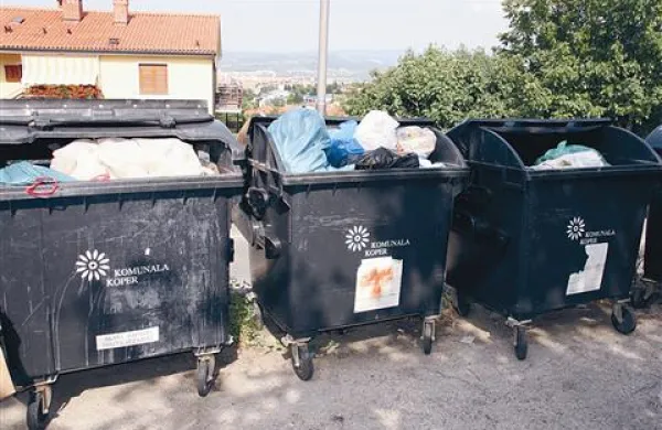 Zbiranje in odvoz odpadkov se bosta Koprčanom podražila za 69 odstotkov