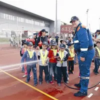 V vlogi gasilcev so se preizkusili tudi najmlajši.