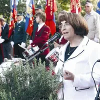 Slavnostna govornica je bila obrambna ministrica Ljubica Jelušič.