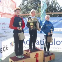 Najhitrejše ženske, z leve: Mihaela Tušar, Daniela da Forno, Edita Gashi