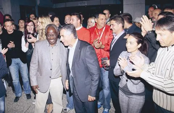 V drugem krogu volitev se bosta pomerila Peter Bossman (levo) in Tomaž Gantar
