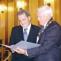 Po prejemu listine o nazivu častni občan Nove Gorice