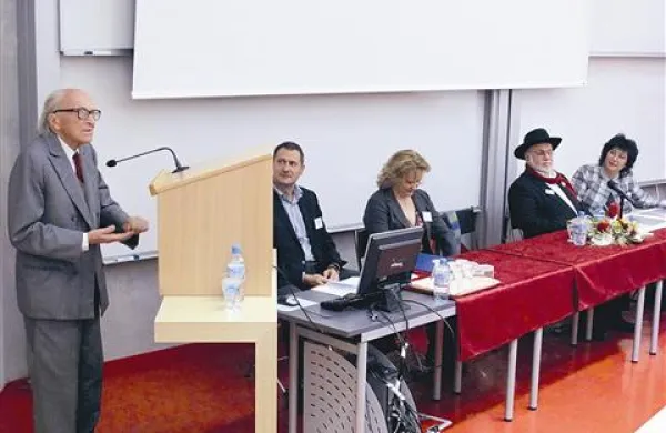  Simpozija se je včeraj udeležil tudi Boris Pahor