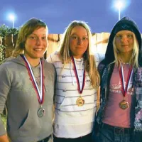 Najboljše tri na Slostylu (z leve proti desni): Anja Sedlar, Nina Tanhofer in Vesna Tanko (foto: Tine Lavrič)