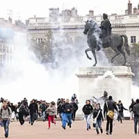 Demonstracije  v Lyonu 