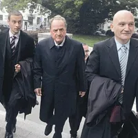 Aleksander Čeferin, Ivan Zidar in Boštjan Penko (z leve)