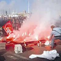 Stavka železničarjev v Marseillu