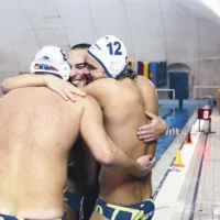 Veselje koprske ekipe po uvrstitvi v osmino finala.