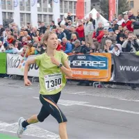 Finiš Kaje Obidič, vzhajajoče zvezde slovenskega teka