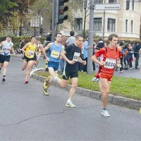 Mitja Kosovelj v prvem krogu, skupaj z najhitrejšimi polmaratonci