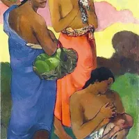 Paul Gauguin: Materinstvo, II. (1891, olje, platno)