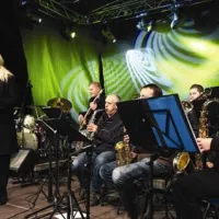 Za dobro glasbo je poskrbel tudi big band Roberta Vatovca.