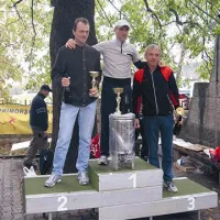 Najhitrejši moški, z leve: Miran Kavs, Tomaž Ferjančič, Robert Petrovčič