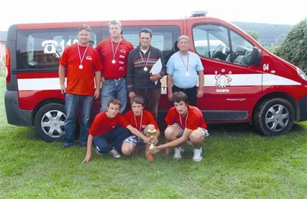 Mladi kortežanski  gasilci do 3. mesta