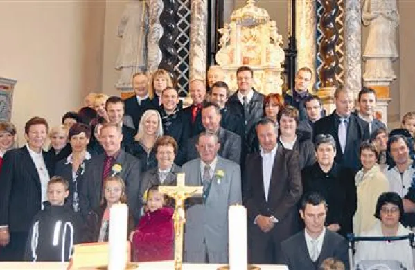 Diamantna poroka Marije in Avgusta Brata&scaron;evca