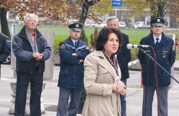 O posledicah alkohola v prometu je govorila tudi podžupanja Nove Gorice mag. Darinka Kozinc