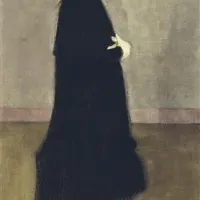 Helene Schjerfbeck: Šolarka, 1908, olje, platno