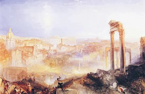 Rim, kot ga je leta 1839 videl britanski slikar J.M.W. Turner 
