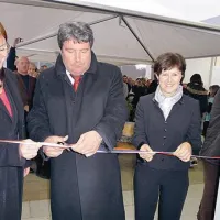 Rezanje traku s sežanskim županom Davorinom Terčonom