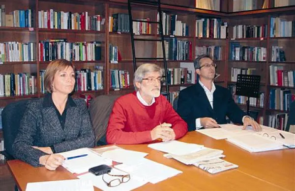 Z leve: Astrid Brenko iz Izole, Pirančan Luciano Monica in Gianclaudio Pellizzer iz Rovinja