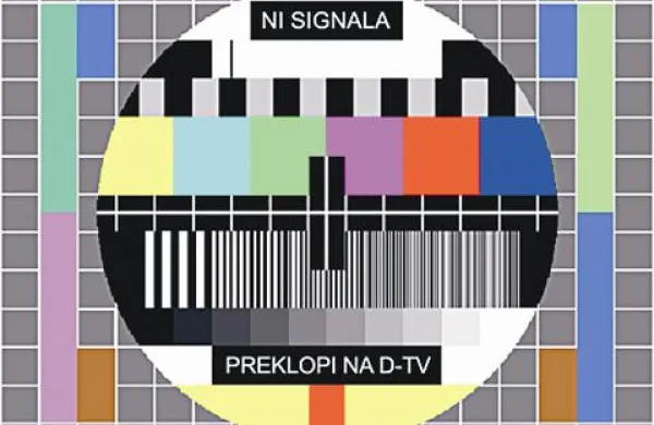 V ponedeljek opozorilni televizijski mrk