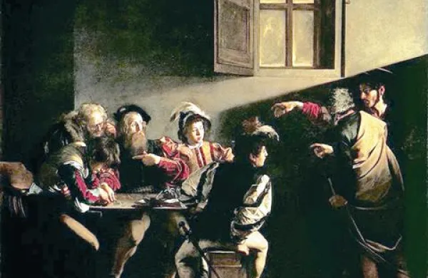 Caravaggieva slika Klic svetega Mateja (1599-1600)
