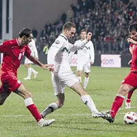 Slovenski nogometa&scaron;i podarili zmago Gruzijcem