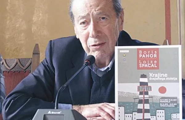 V okviru projekta Boris Pahor-Lojze Spacal bosta ti pomembni osebnosti predstavili svoje doživljanje 20. stoletja (na fotografiji  Lojze Spacal)  