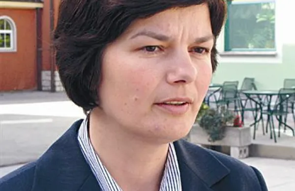 Direktorica Tolminskega muzeja Damjana Fortunat Černilogar.