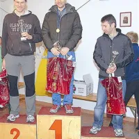 Najboljši moški, z leve Darko Kunc, Marco Moretton, Aleš Štor