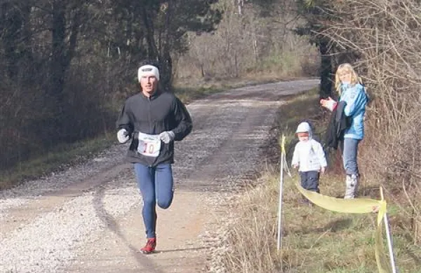 Finiš zmagovalca Boštjana Hrovata