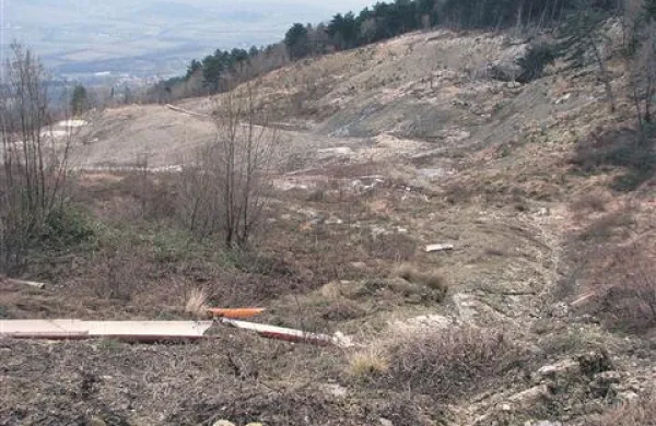 Plazu Slano blato niti  nizke temperature niso povsem ustavile.  