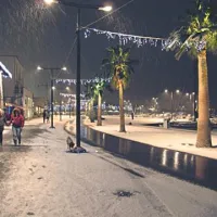 Koprska snežna idila razveselila domačine
