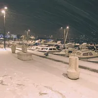 Koprska snežna idila razveselila domačine