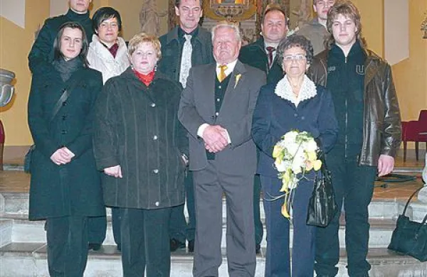 Zlata poroka Jožeta in Antonije Vovk