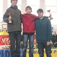 1997: Leon Mlakar, Aljaž Furlan, tretji Mitja Arcet manjka