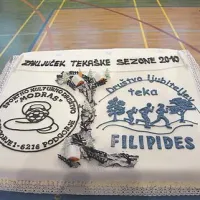Udeleženci obeh pokalov, gorskega in ravninskega, so se na koncu posladkali s torto