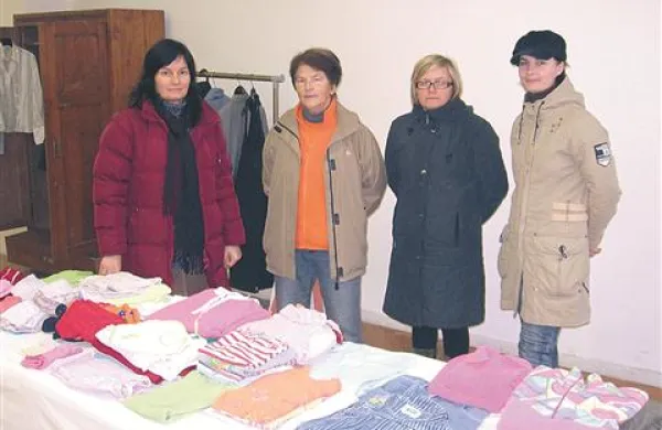 Pripravljene so pomagati (z leve): Zora Mužinič, Ema Perkovič, Katica Vukovič in Lili Žigo