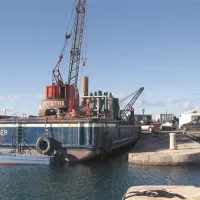 Za Pirančane moteči hrup je posledica pilotiranja, nujnega za utrjevanje  temeljev pomola.