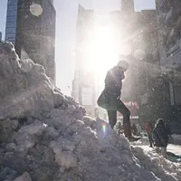 Snežni pekel v New Yorku
