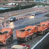 Tovornjaki CPM so 2. decembra zapustili gradbišče predora Markovec